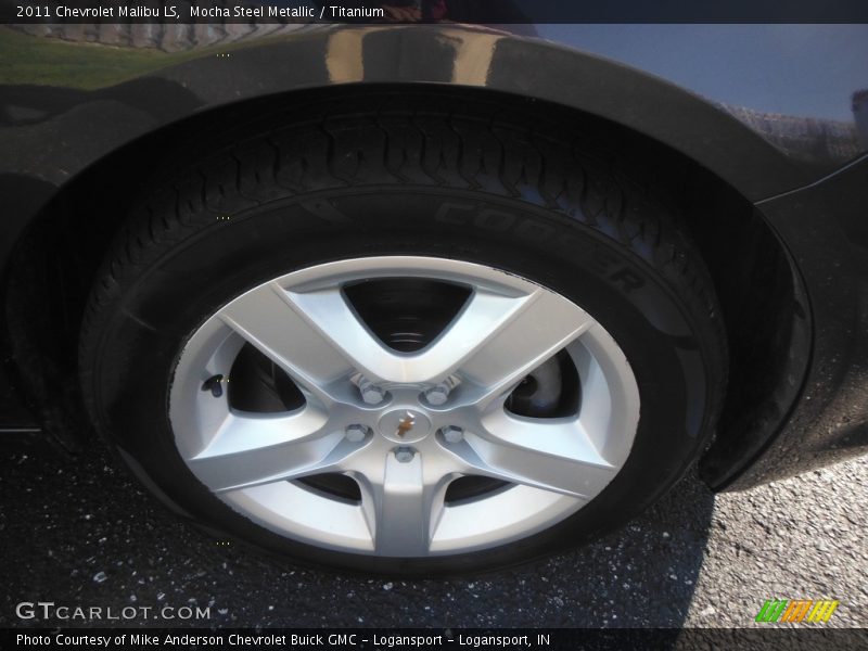 Mocha Steel Metallic / Titanium 2011 Chevrolet Malibu LS