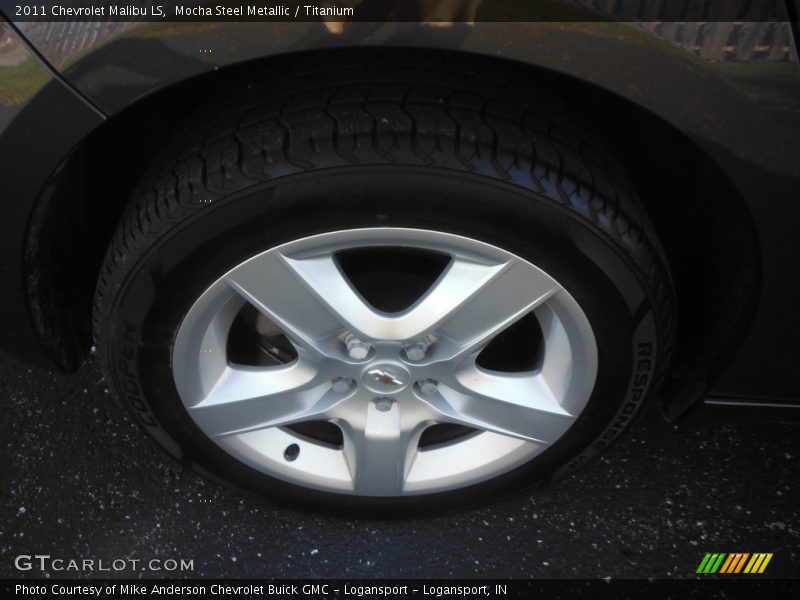 Mocha Steel Metallic / Titanium 2011 Chevrolet Malibu LS
