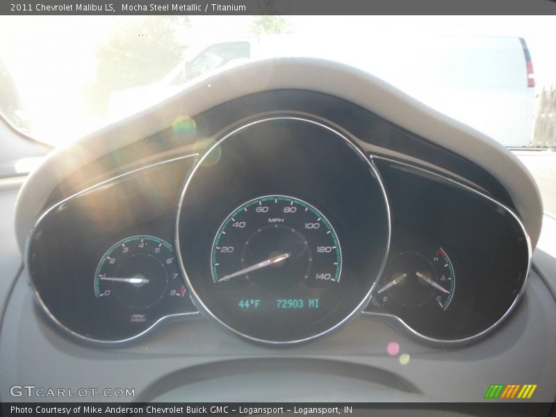 Mocha Steel Metallic / Titanium 2011 Chevrolet Malibu LS