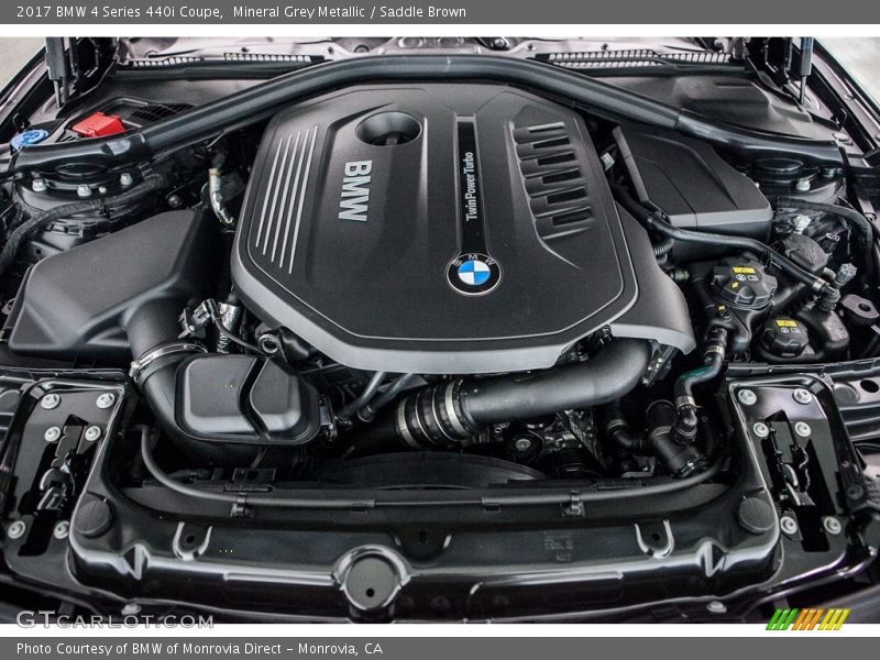  2017 4 Series 440i Coupe Engine - 3.0 Liter DI TwinPower Turbocharged DOHC 24-Valve VVT Inline 6 Cylinder