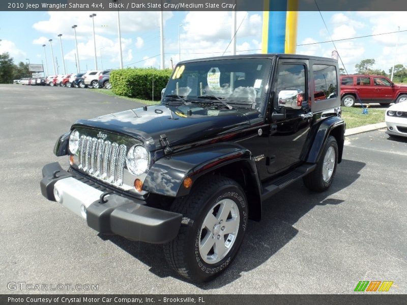 Black / Dark Slate Gray/Medium Slate Gray 2010 Jeep Wrangler Sahara 4x4