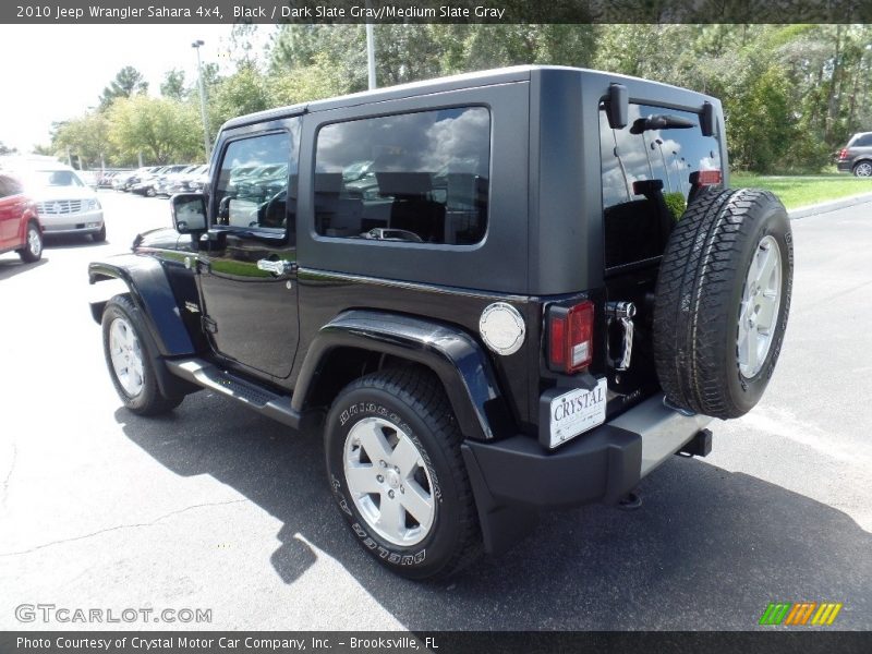 Black / Dark Slate Gray/Medium Slate Gray 2010 Jeep Wrangler Sahara 4x4