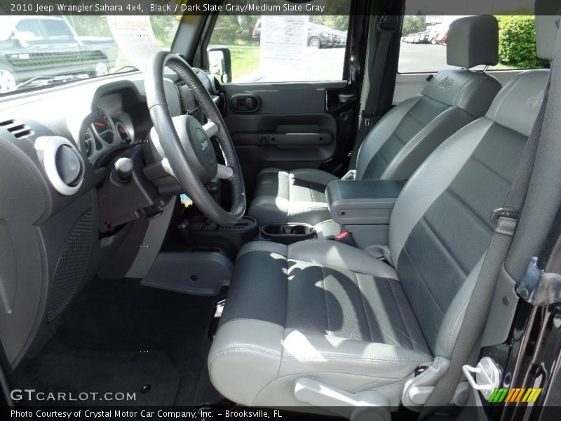 Black / Dark Slate Gray/Medium Slate Gray 2010 Jeep Wrangler Sahara 4x4