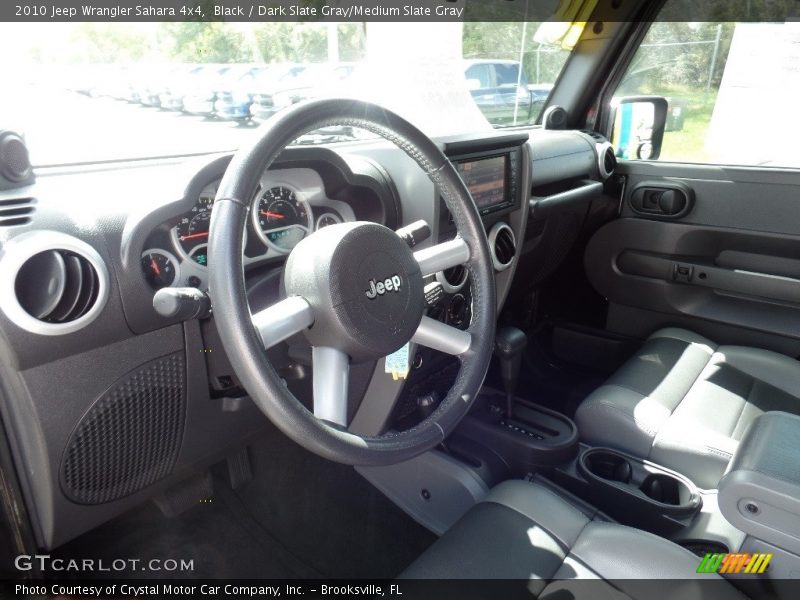 Black / Dark Slate Gray/Medium Slate Gray 2010 Jeep Wrangler Sahara 4x4