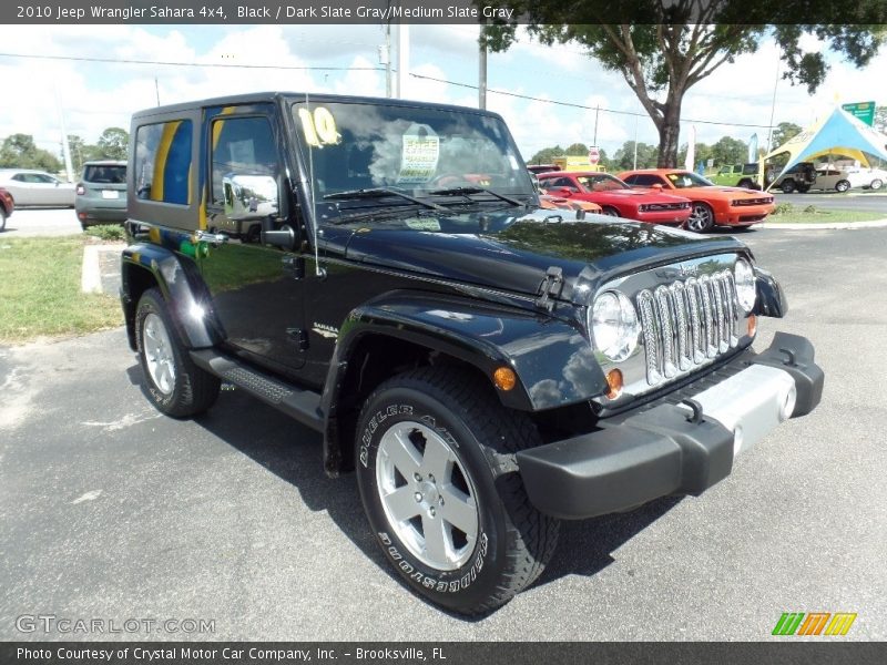 Black / Dark Slate Gray/Medium Slate Gray 2010 Jeep Wrangler Sahara 4x4