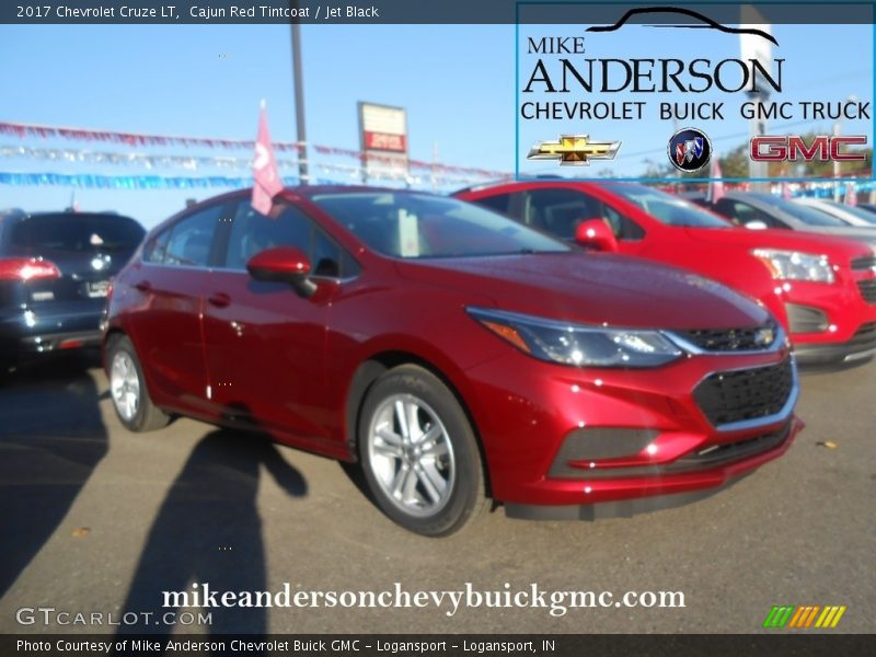 Cajun Red Tintcoat / Jet Black 2017 Chevrolet Cruze LT