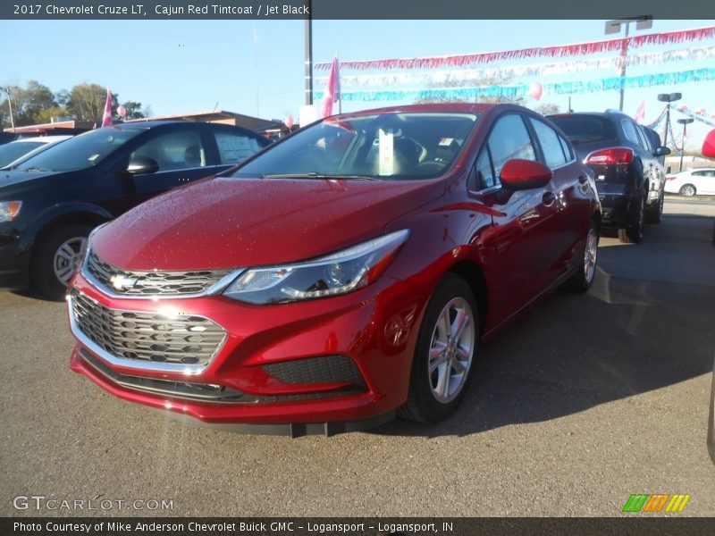 Cajun Red Tintcoat / Jet Black 2017 Chevrolet Cruze LT