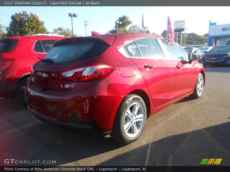 Cajun Red Tintcoat / Jet Black 2017 Chevrolet Cruze LT