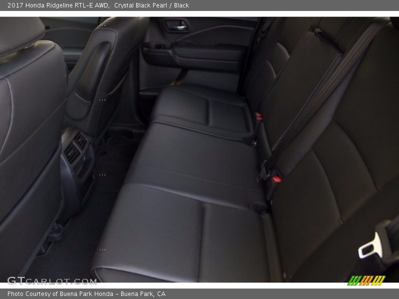 Crystal Black Pearl / Black 2017 Honda Ridgeline RTL-E AWD