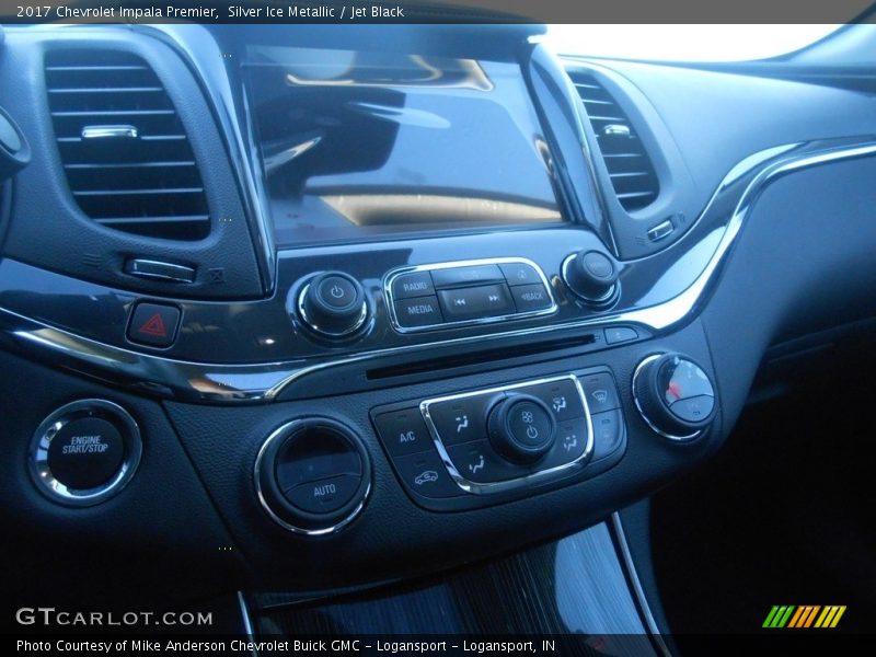 Silver Ice Metallic / Jet Black 2017 Chevrolet Impala Premier