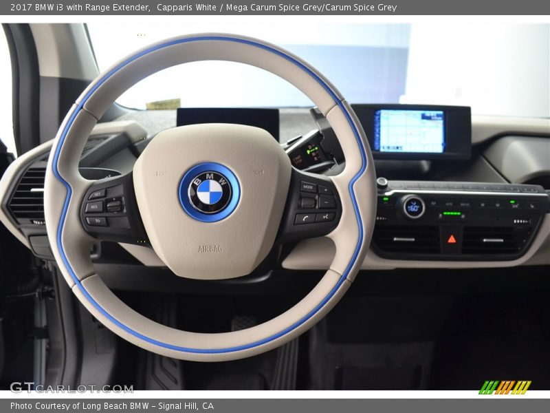 Capparis White / Mega Carum Spice Grey/Carum Spice Grey 2017 BMW i3 with Range Extender