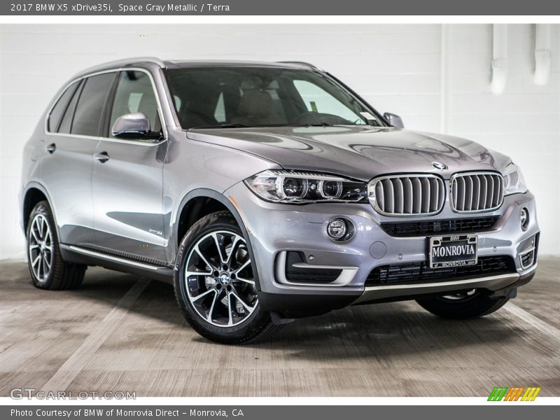 Space Gray Metallic / Terra 2017 BMW X5 xDrive35i