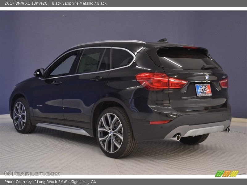 Black Sapphire Metallic / Black 2017 BMW X1 sDrive28i
