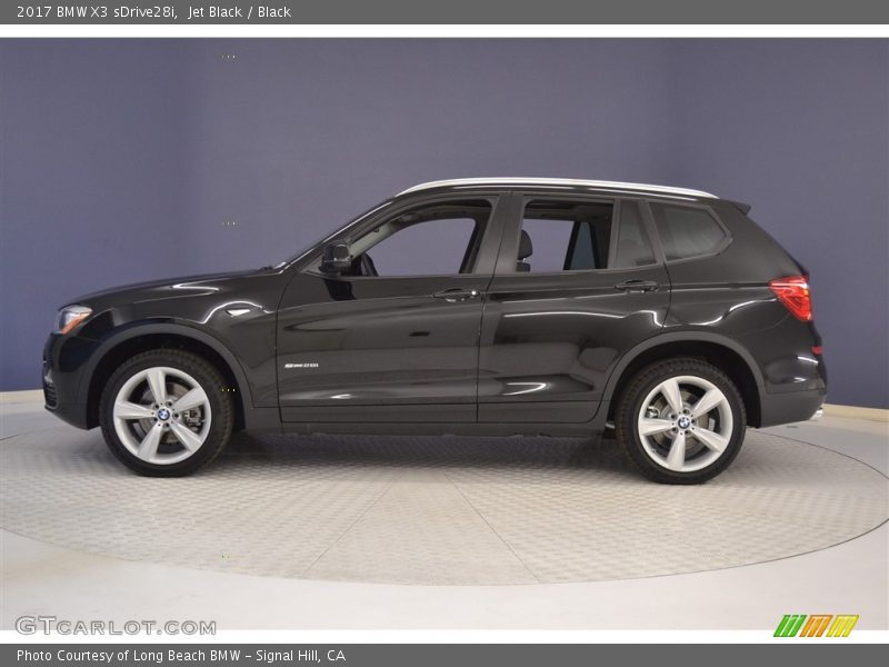 Jet Black / Black 2017 BMW X3 sDrive28i