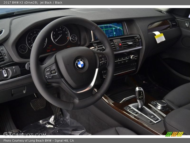 Jet Black / Black 2017 BMW X3 sDrive28i
