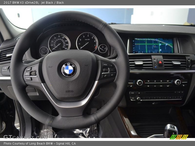Jet Black / Black 2017 BMW X3 sDrive28i