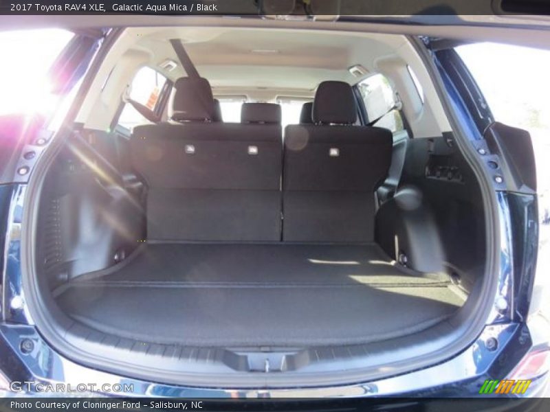 Galactic Aqua Mica / Black 2017 Toyota RAV4 XLE