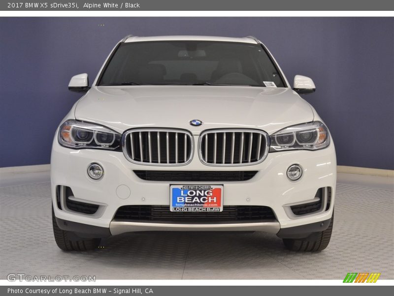 Alpine White / Black 2017 BMW X5 sDrive35i