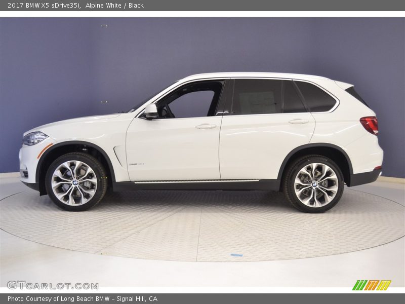 Alpine White / Black 2017 BMW X5 sDrive35i