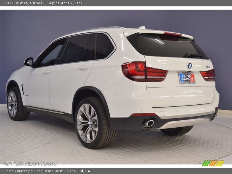 Alpine White / Black 2017 BMW X5 sDrive35i