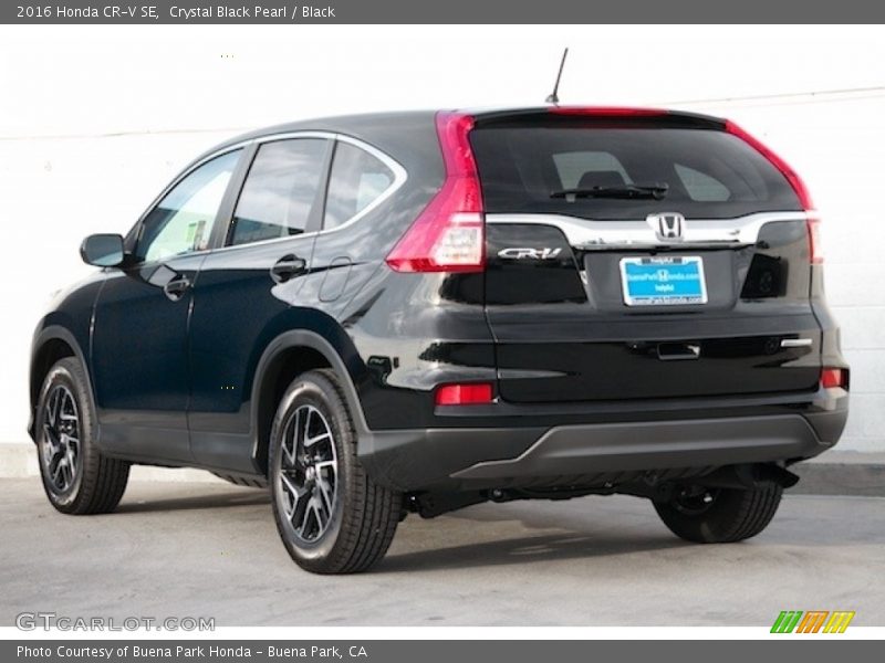 Crystal Black Pearl / Black 2016 Honda CR-V SE