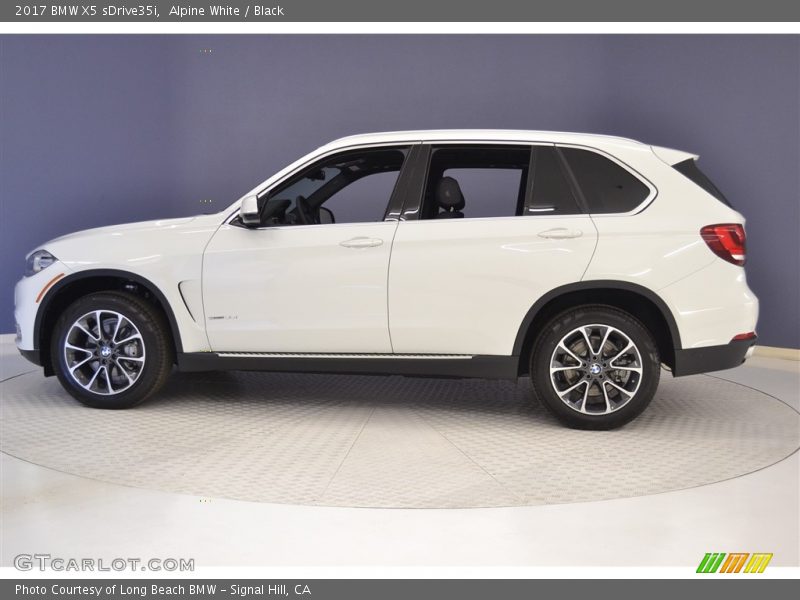 Alpine White / Black 2017 BMW X5 sDrive35i