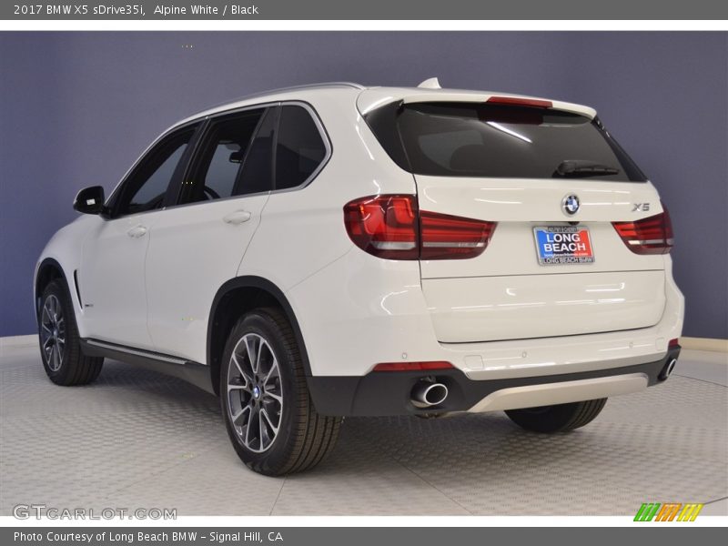 Alpine White / Black 2017 BMW X5 sDrive35i