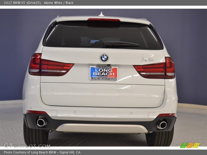 Alpine White / Black 2017 BMW X5 sDrive35i