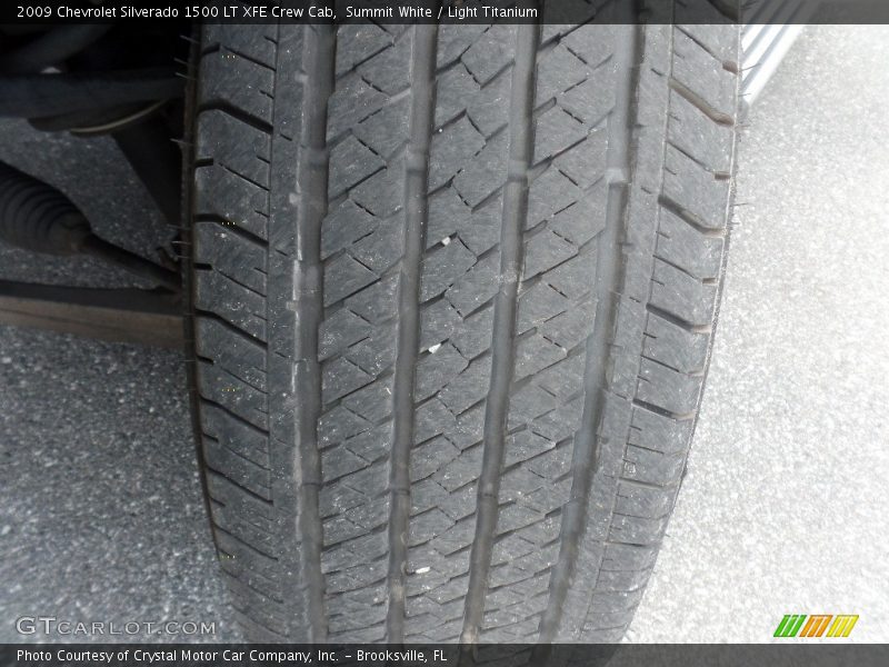 Summit White / Light Titanium 2009 Chevrolet Silverado 1500 LT XFE Crew Cab