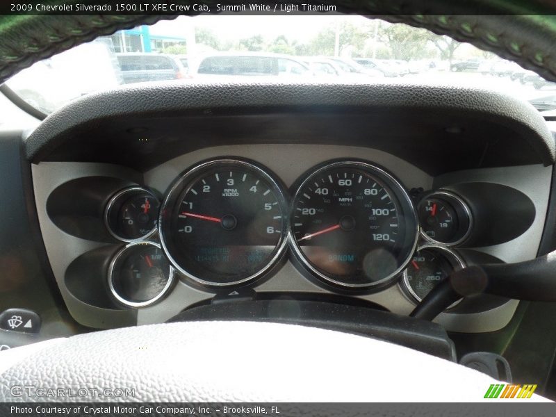 Summit White / Light Titanium 2009 Chevrolet Silverado 1500 LT XFE Crew Cab