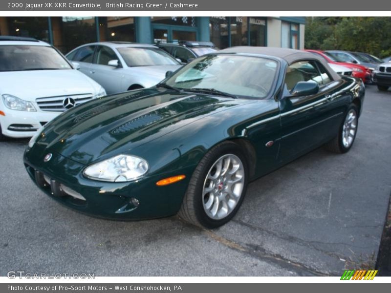 British Racing Green / Cashmere 2000 Jaguar XK XKR Convertible