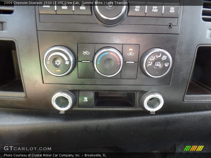 Summit White / Light Titanium 2009 Chevrolet Silverado 1500 LT XFE Crew Cab