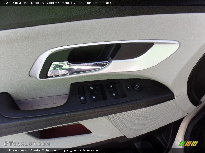 Gold Mist Metallic / Light Titanium/Jet Black 2011 Chevrolet Equinox LS
