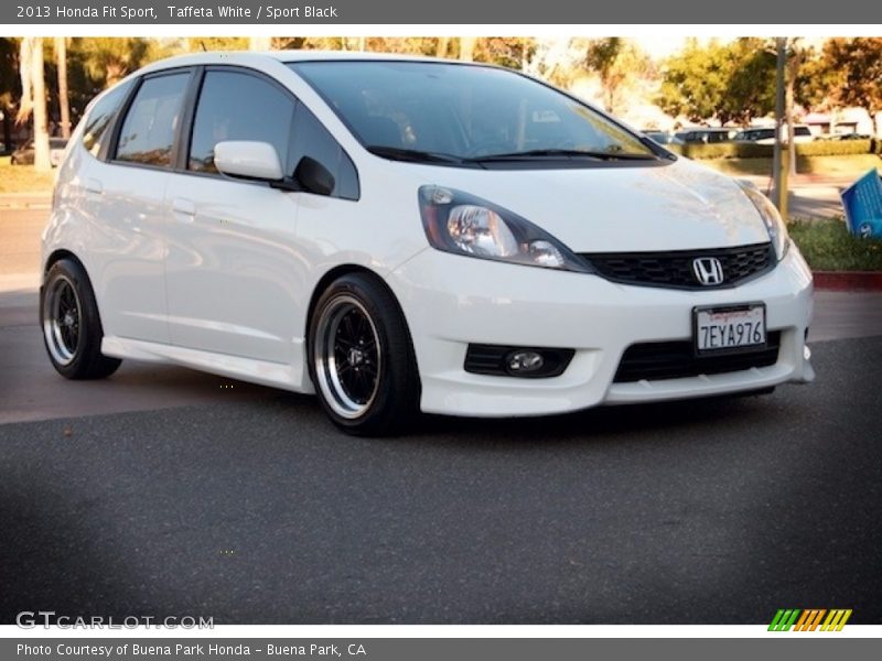 Taffeta White / Sport Black 2013 Honda Fit Sport
