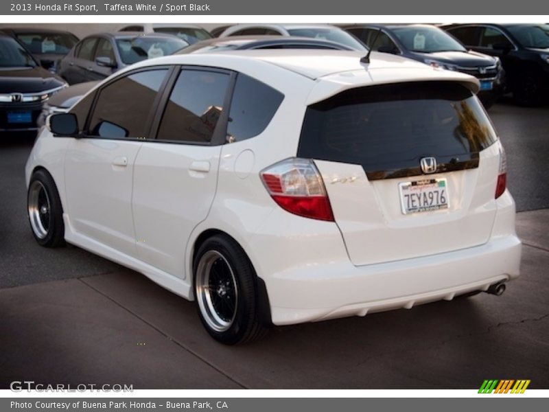 Taffeta White / Sport Black 2013 Honda Fit Sport