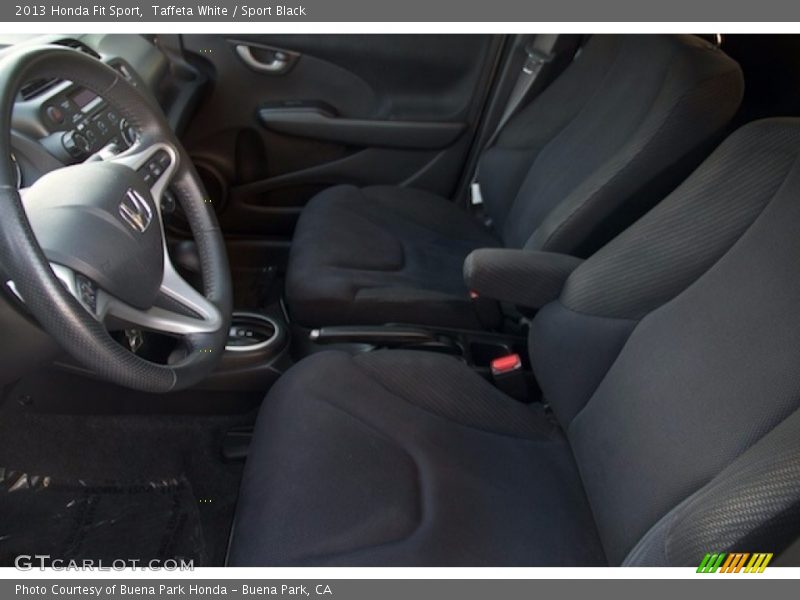 Taffeta White / Sport Black 2013 Honda Fit Sport