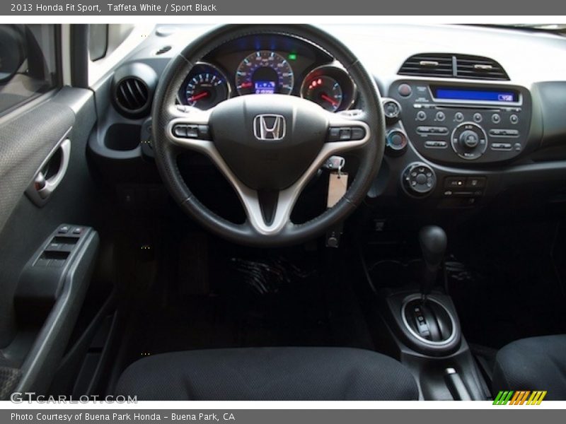 Taffeta White / Sport Black 2013 Honda Fit Sport