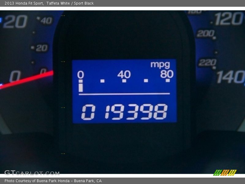 Taffeta White / Sport Black 2013 Honda Fit Sport