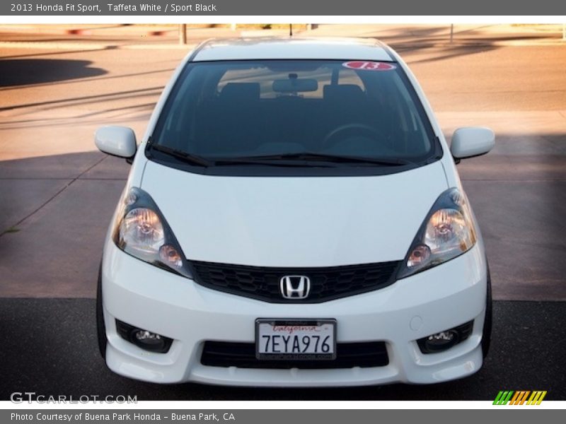 Taffeta White / Sport Black 2013 Honda Fit Sport