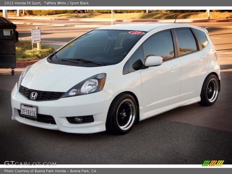 Taffeta White / Sport Black 2013 Honda Fit Sport