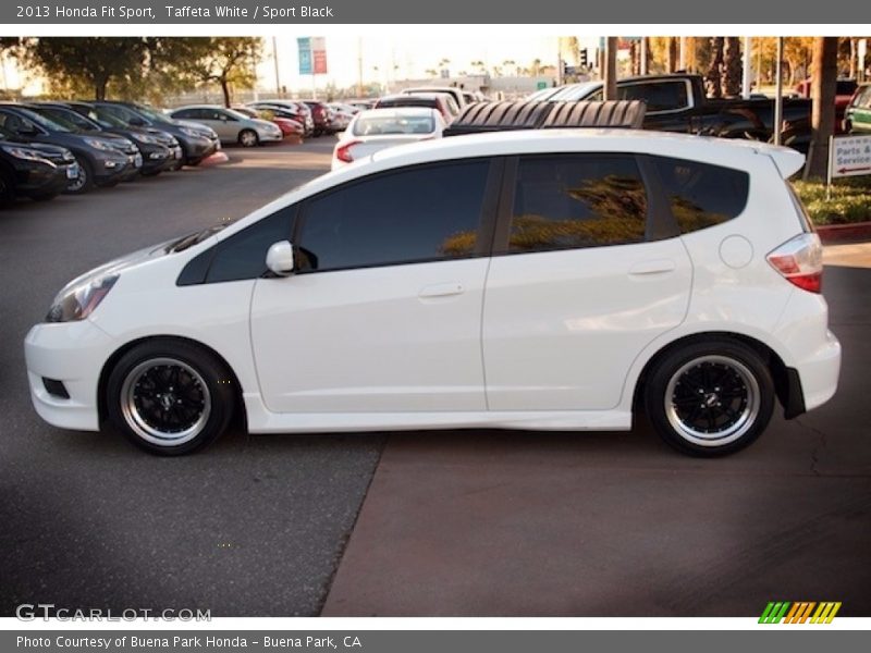 Taffeta White / Sport Black 2013 Honda Fit Sport