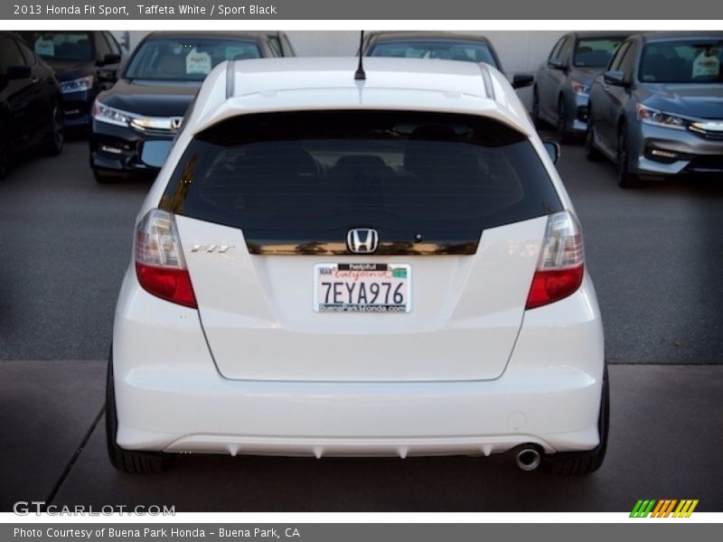 Taffeta White / Sport Black 2013 Honda Fit Sport
