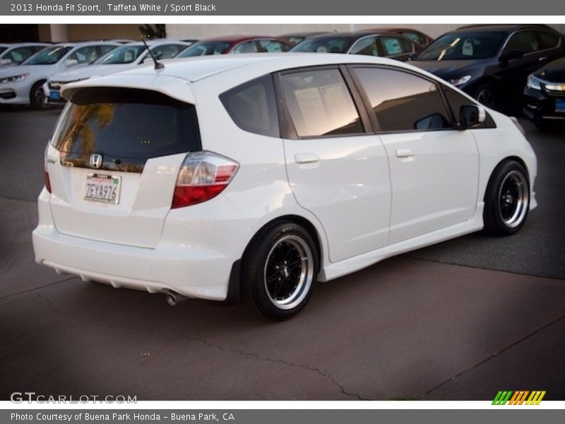 Taffeta White / Sport Black 2013 Honda Fit Sport