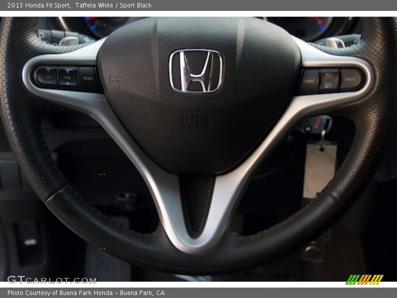 Taffeta White / Sport Black 2013 Honda Fit Sport