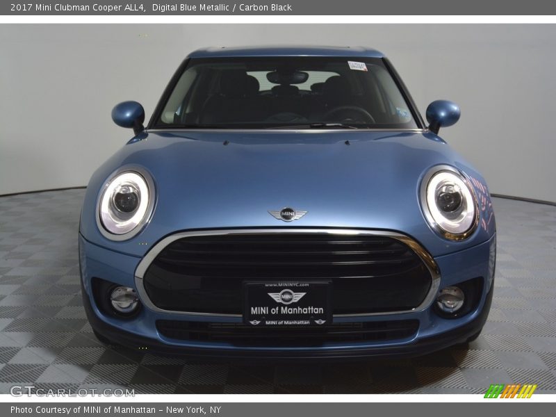 Digital Blue Metallic / Carbon Black 2017 Mini Clubman Cooper ALL4