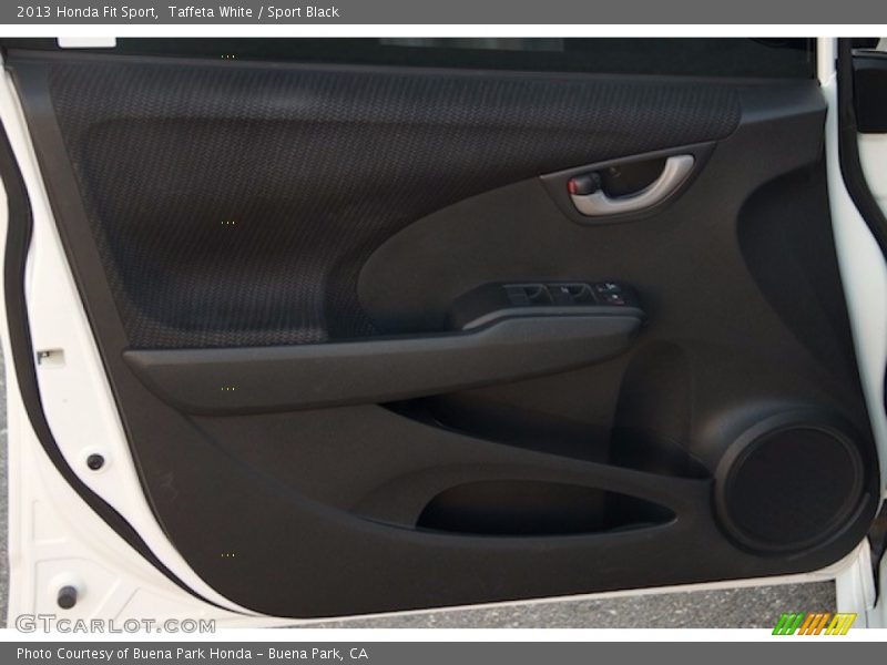 Taffeta White / Sport Black 2013 Honda Fit Sport