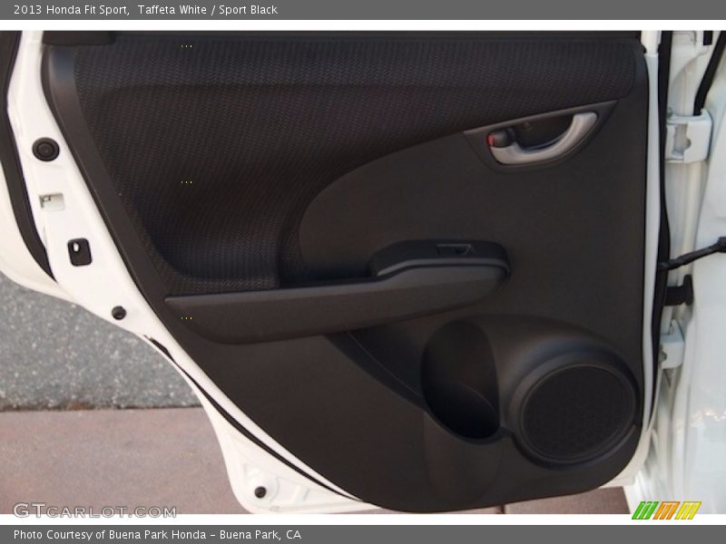 Taffeta White / Sport Black 2013 Honda Fit Sport