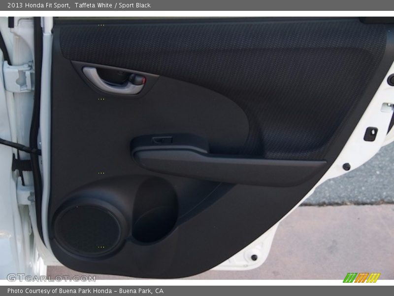 Taffeta White / Sport Black 2013 Honda Fit Sport