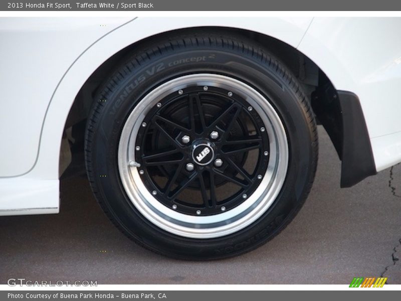 Taffeta White / Sport Black 2013 Honda Fit Sport