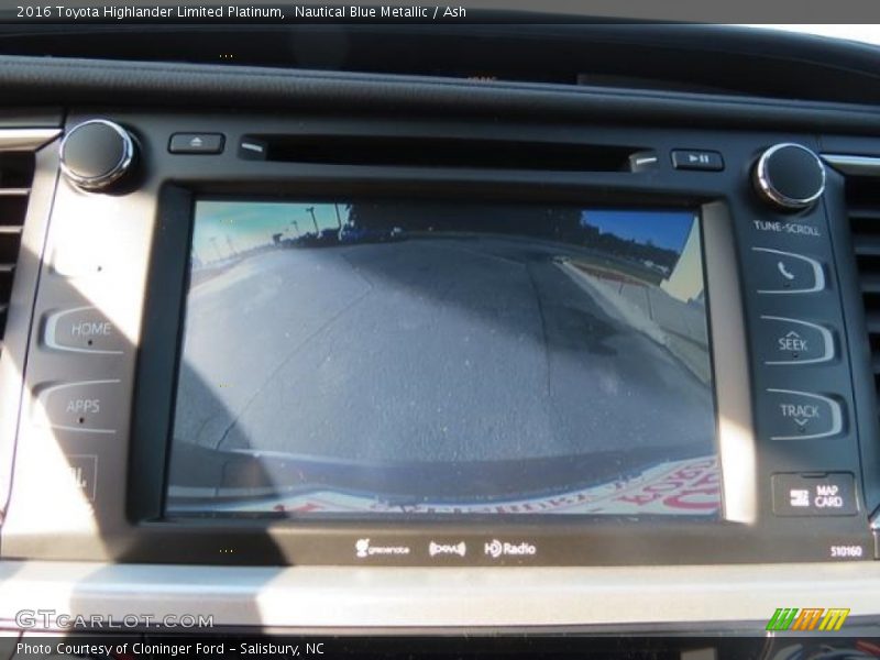 Nautical Blue Metallic / Ash 2016 Toyota Highlander Limited Platinum